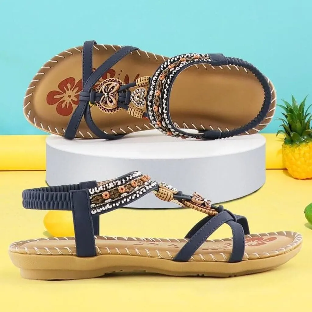 Havana - Elastic Band Sandals with Soft Platform