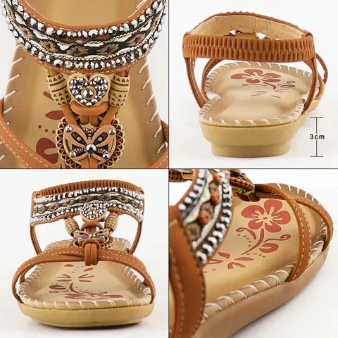 Havana - Elastic Band Sandals with Soft Platform