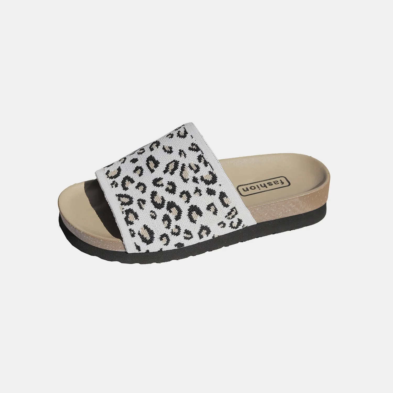Hazel Blues® |  Leopard Open Toe Sandals