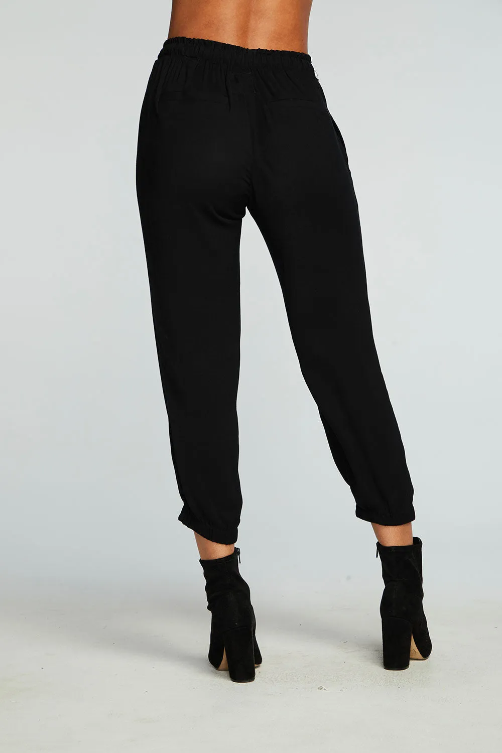 Heirloom Wovens Cropped Paperbag Waist Pant