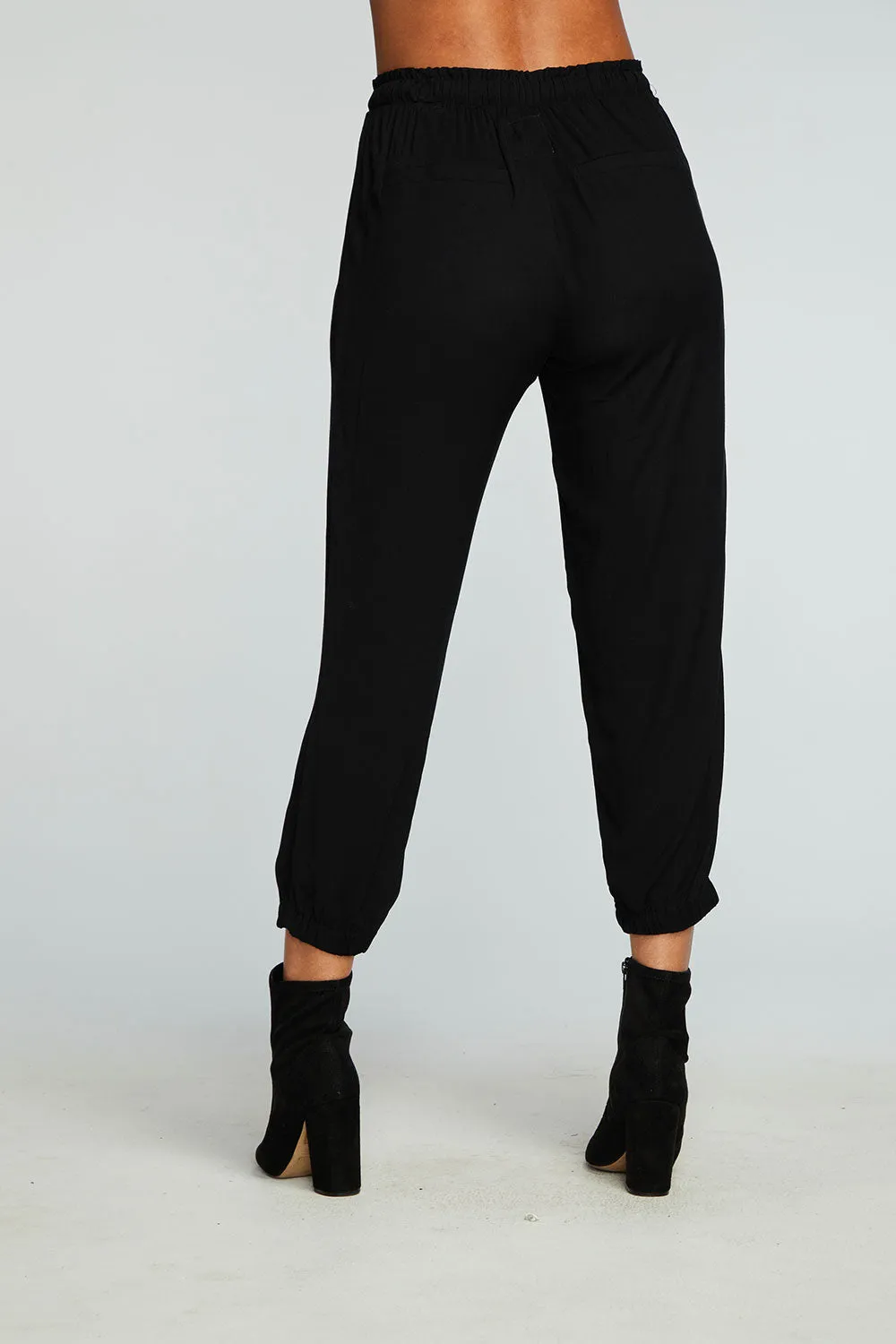 Heirloom Wovens Cropped Paperbag Waist Pant