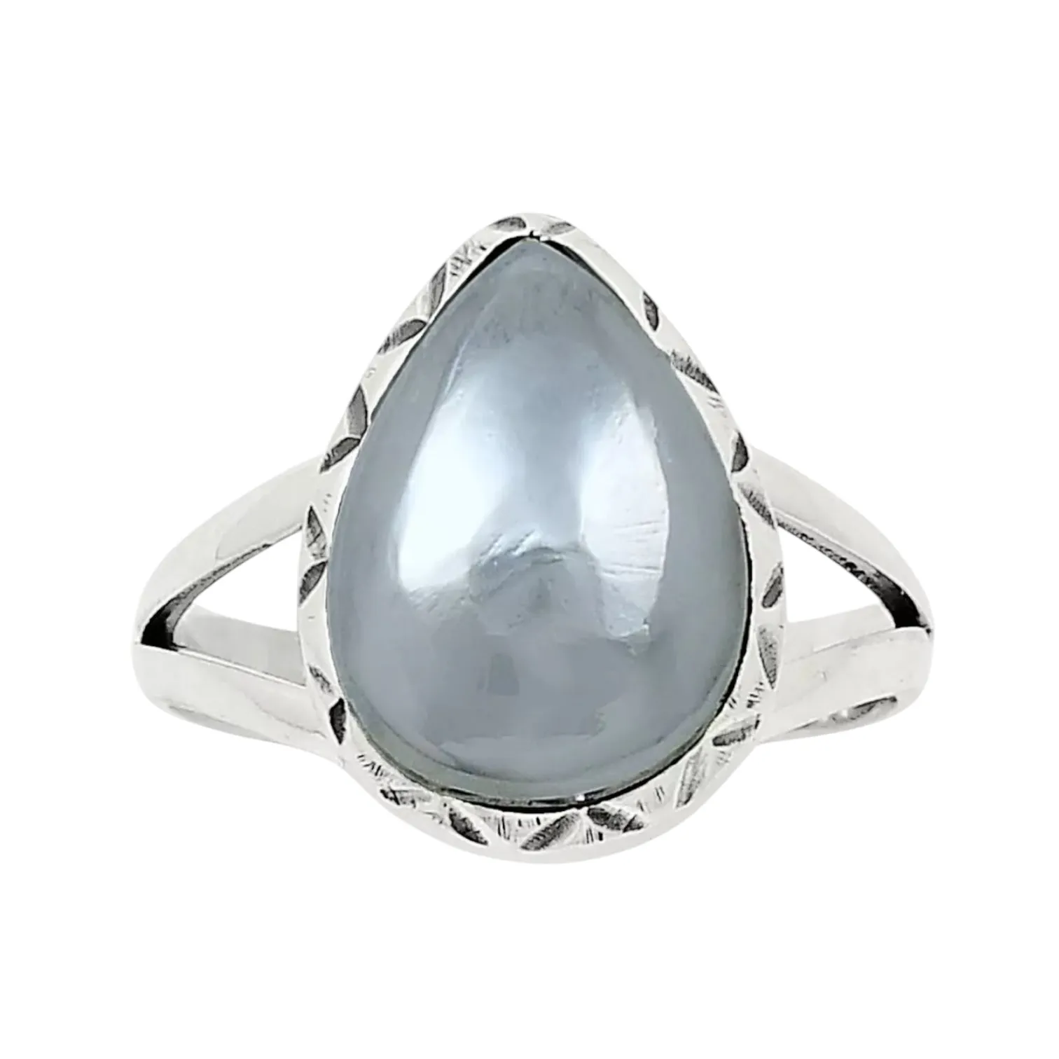 Hematite Solid 925 Sterling Silver Ring
