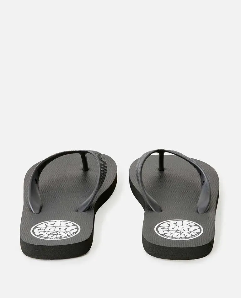 Icons Bloom Open Toe Boy - Black/White