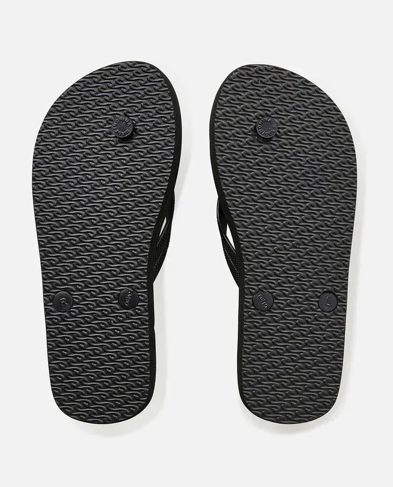 Icons Bloom Open Toe Boy - Black/White