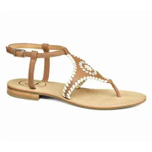 Jack Rogers Maci Sandal COGNAC/BONE 1216SS0005