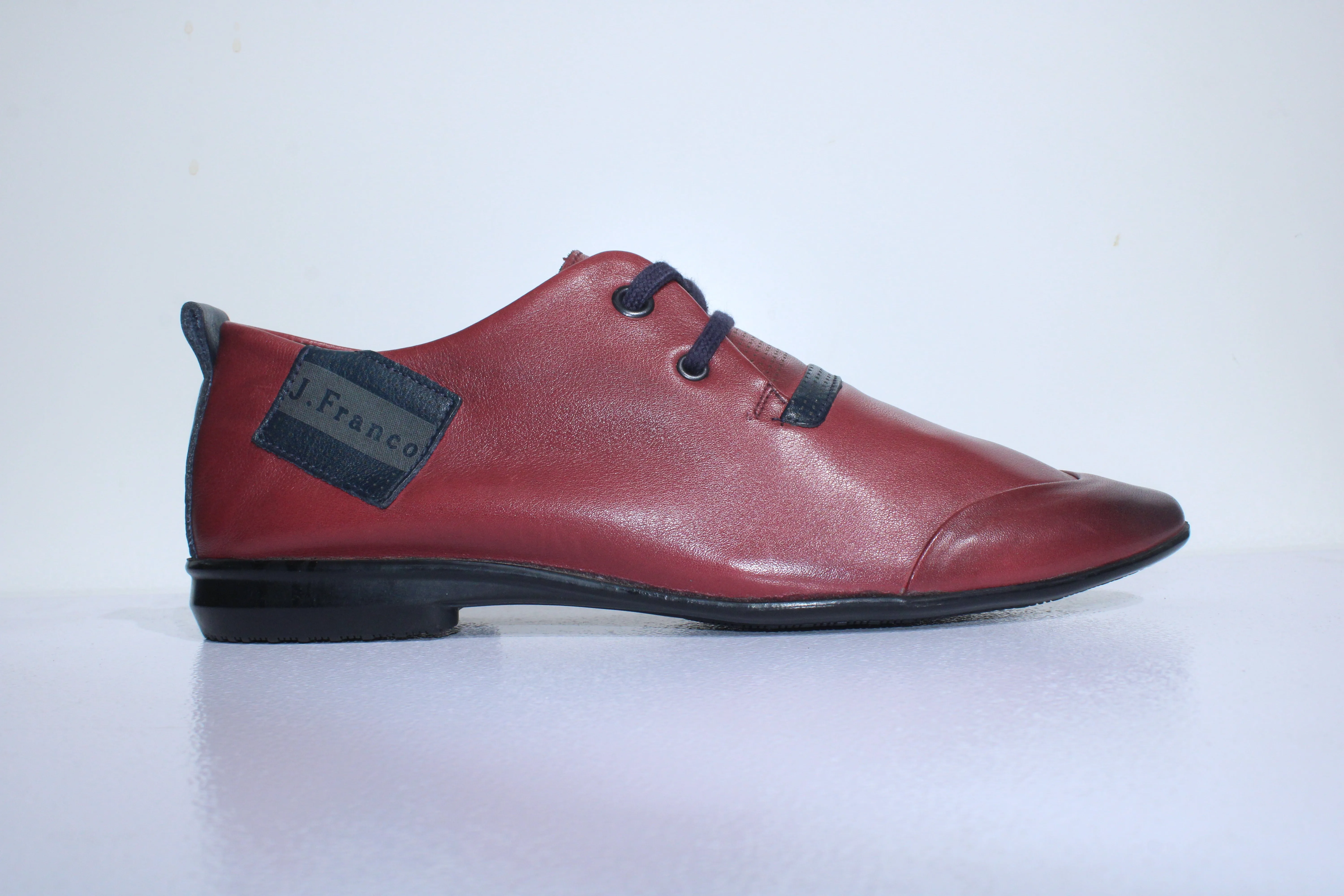 James Franco Casual Leather Shoe Maroon