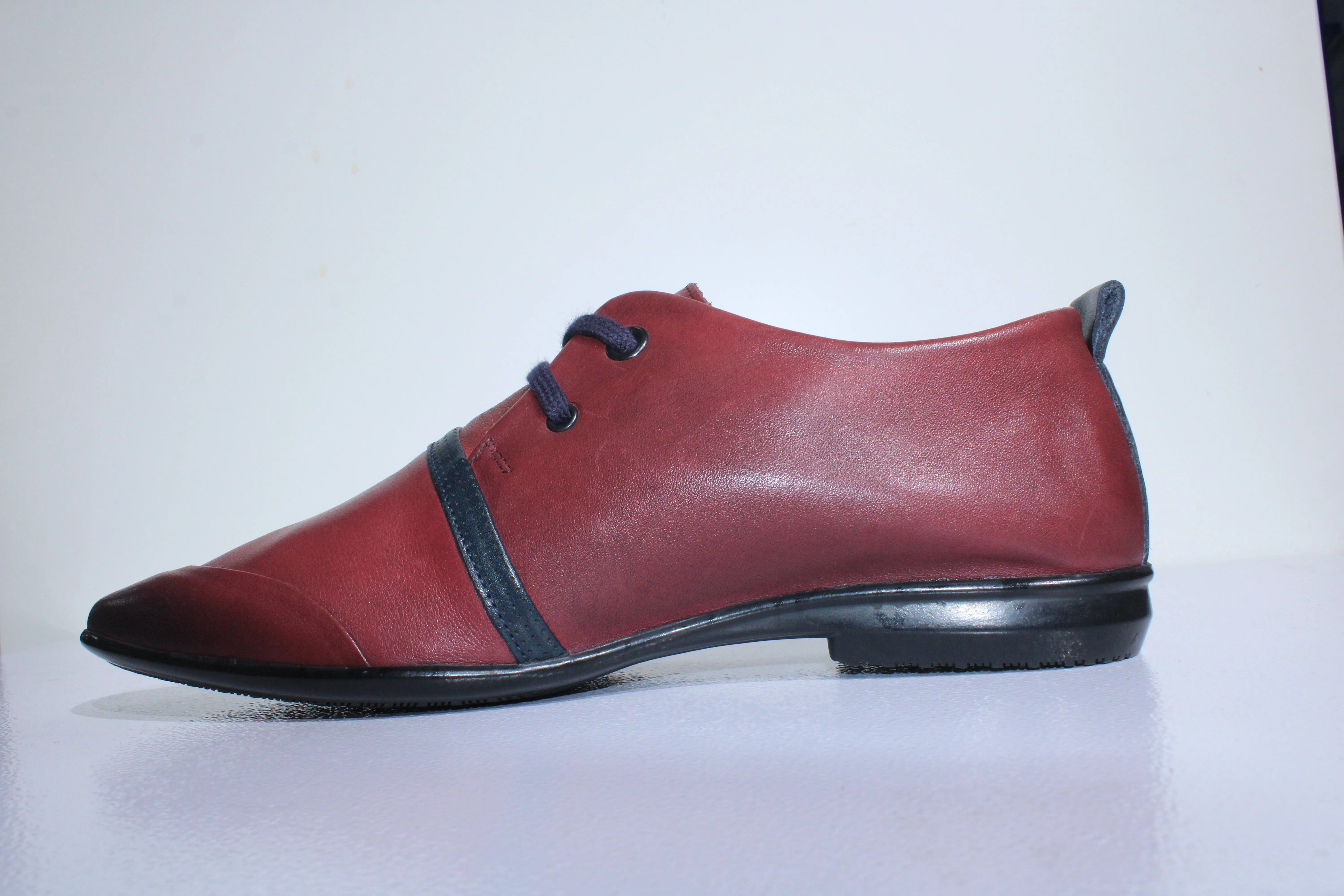 James Franco Casual Leather Shoe Maroon