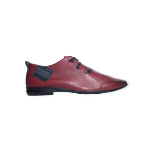 James Franco Casual Leather Shoe Maroon