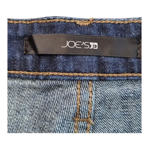 Joe's Jeans Ex-lover Frayed Denim Cutoff Shorts Colletti Medium Wash Size 28