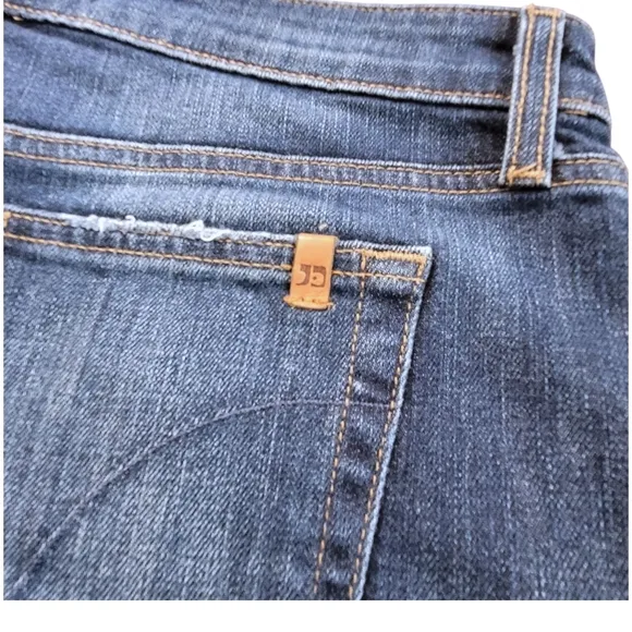 Joe's Jeans Ex-lover Frayed Denim Cutoff Shorts Colletti Medium Wash Size 28