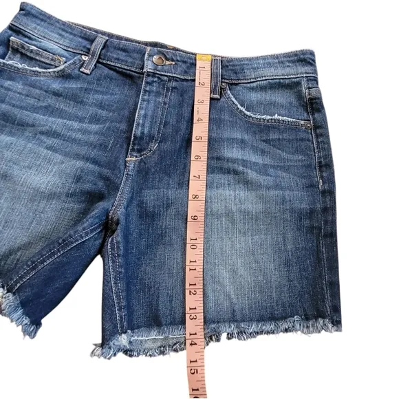 Joe's Jeans Ex-lover Frayed Denim Cutoff Shorts Colletti Medium Wash Size 28