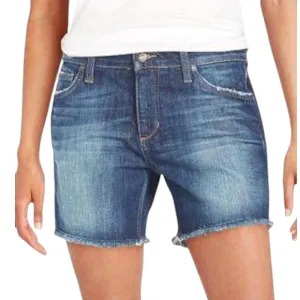 Joe's Jeans Ex-lover Frayed Denim Cutoff Shorts Colletti Medium Wash Size 28