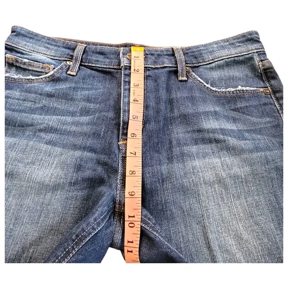 Joe's Jeans Ex-lover Frayed Denim Cutoff Shorts Colletti Medium Wash Size 28