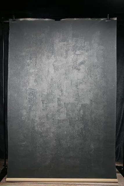 Kate Dark Gray Color Spray Painted Abstract Texture Backdrop