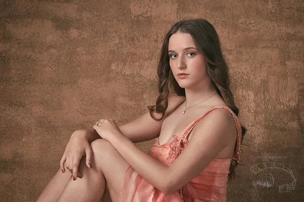 Kate Gold Abstract Texture Spray Painted Backdrop