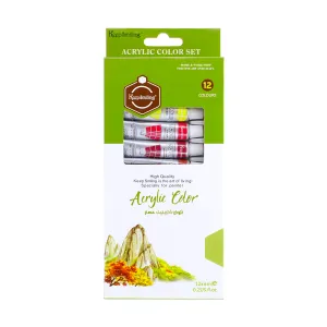 Keep Smiling Acrylic Color Set of 12 x 6 ml Tubes