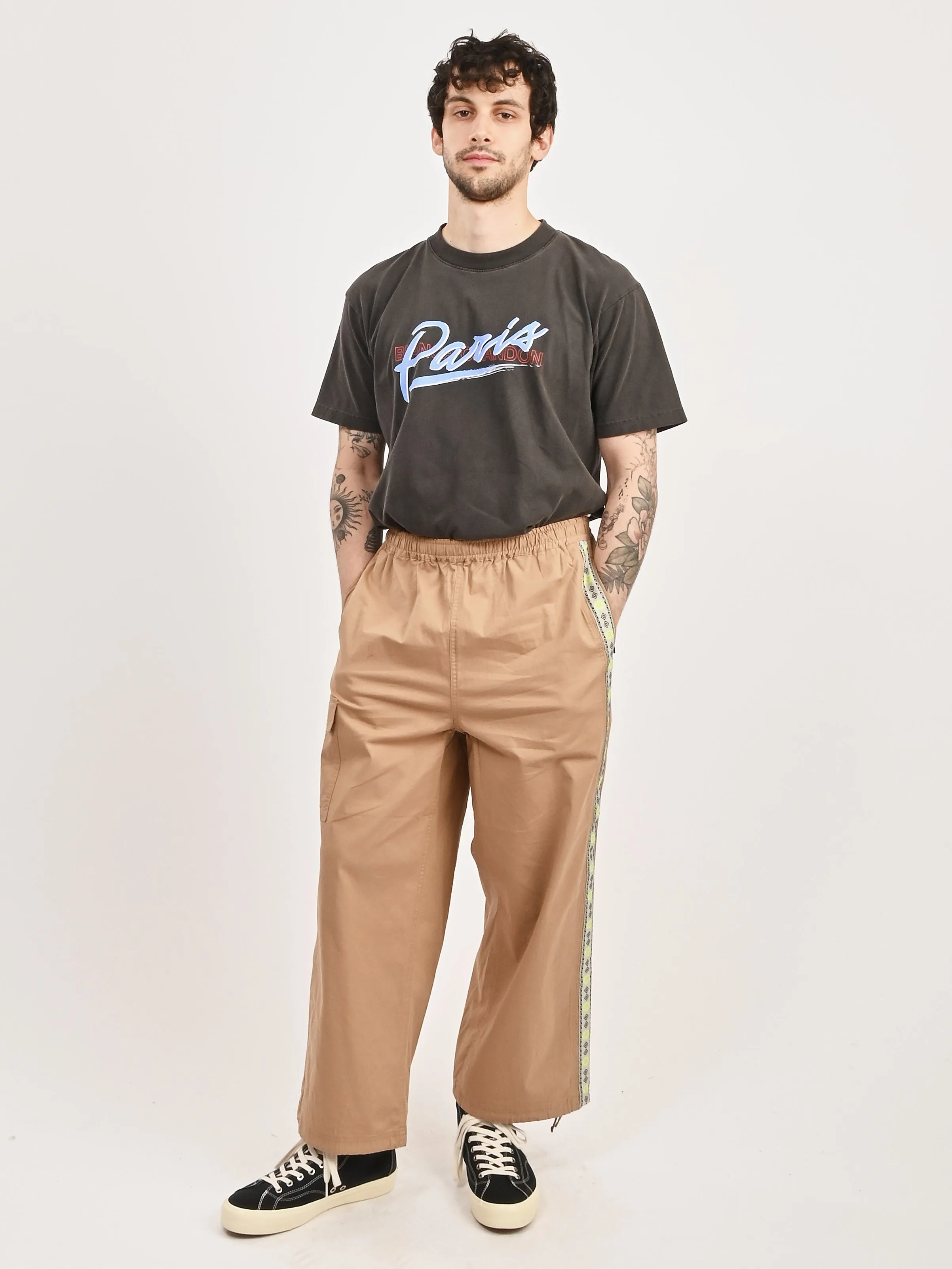 Khaki Helio Track Pants
