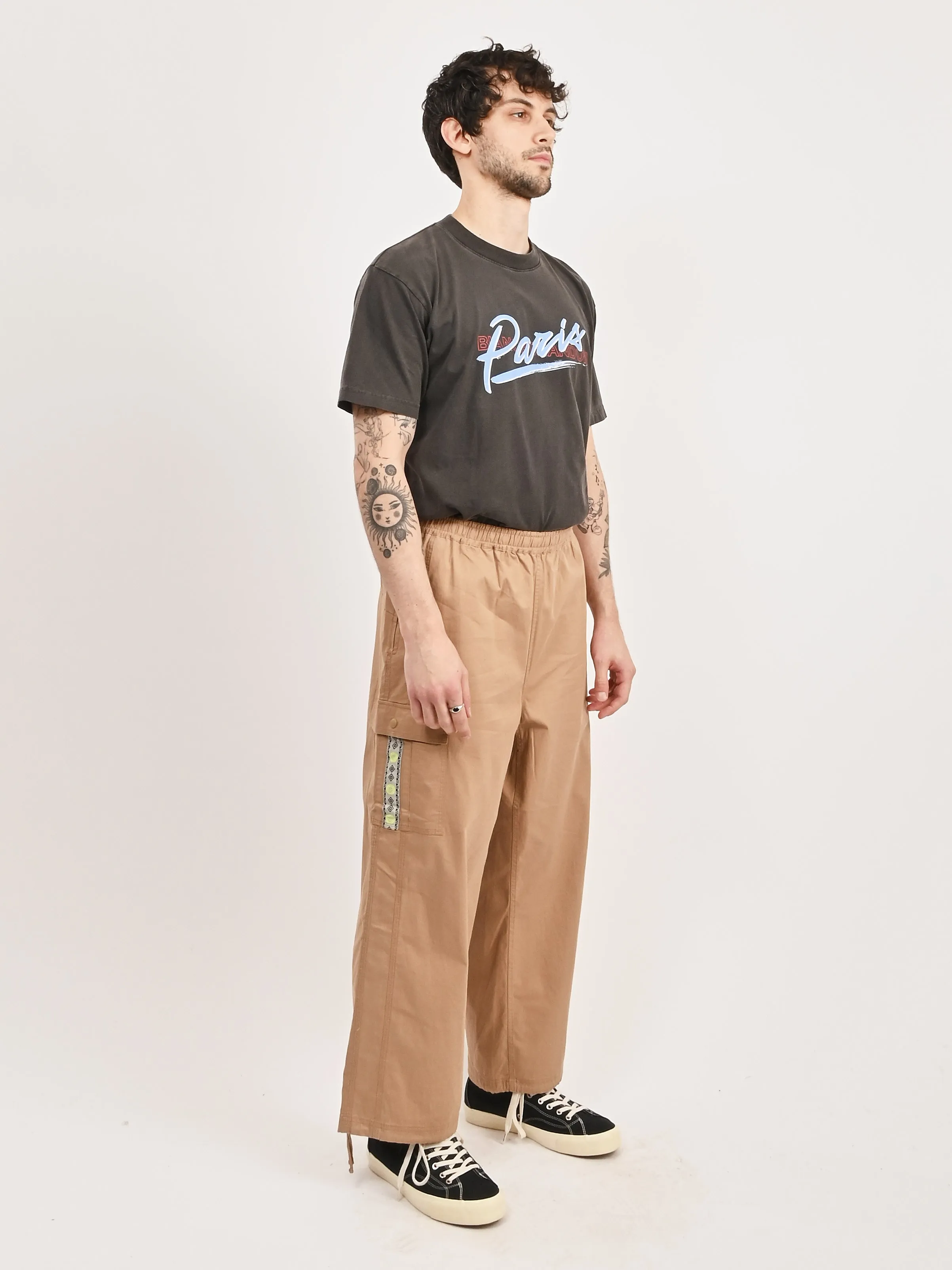 Khaki Helio Track Pants