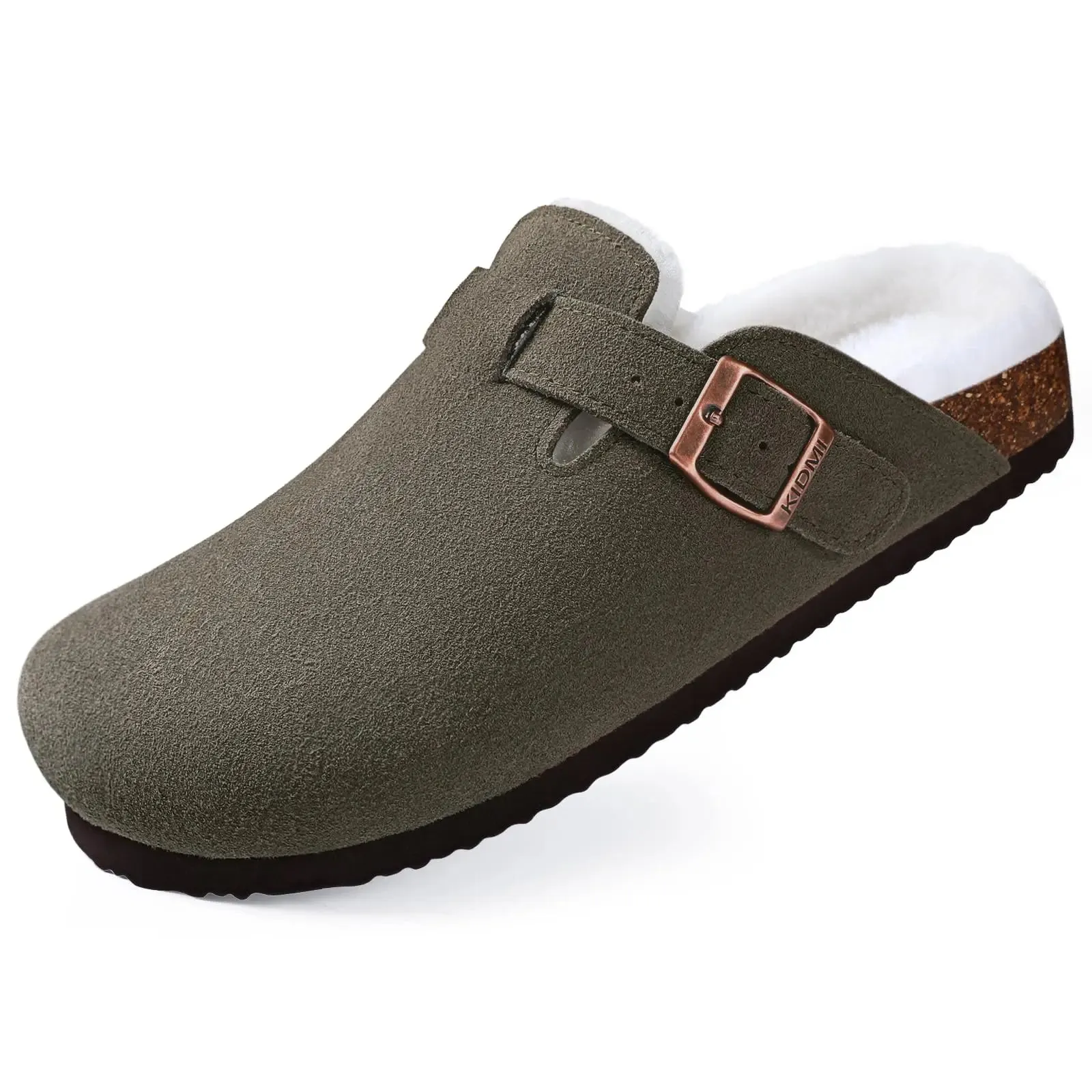 Kidmi Women's Suede Clogs Slippers