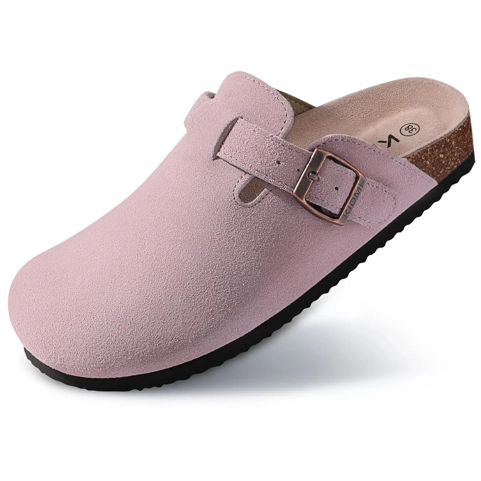 Kidmi Women's Suede Clogs Slippers