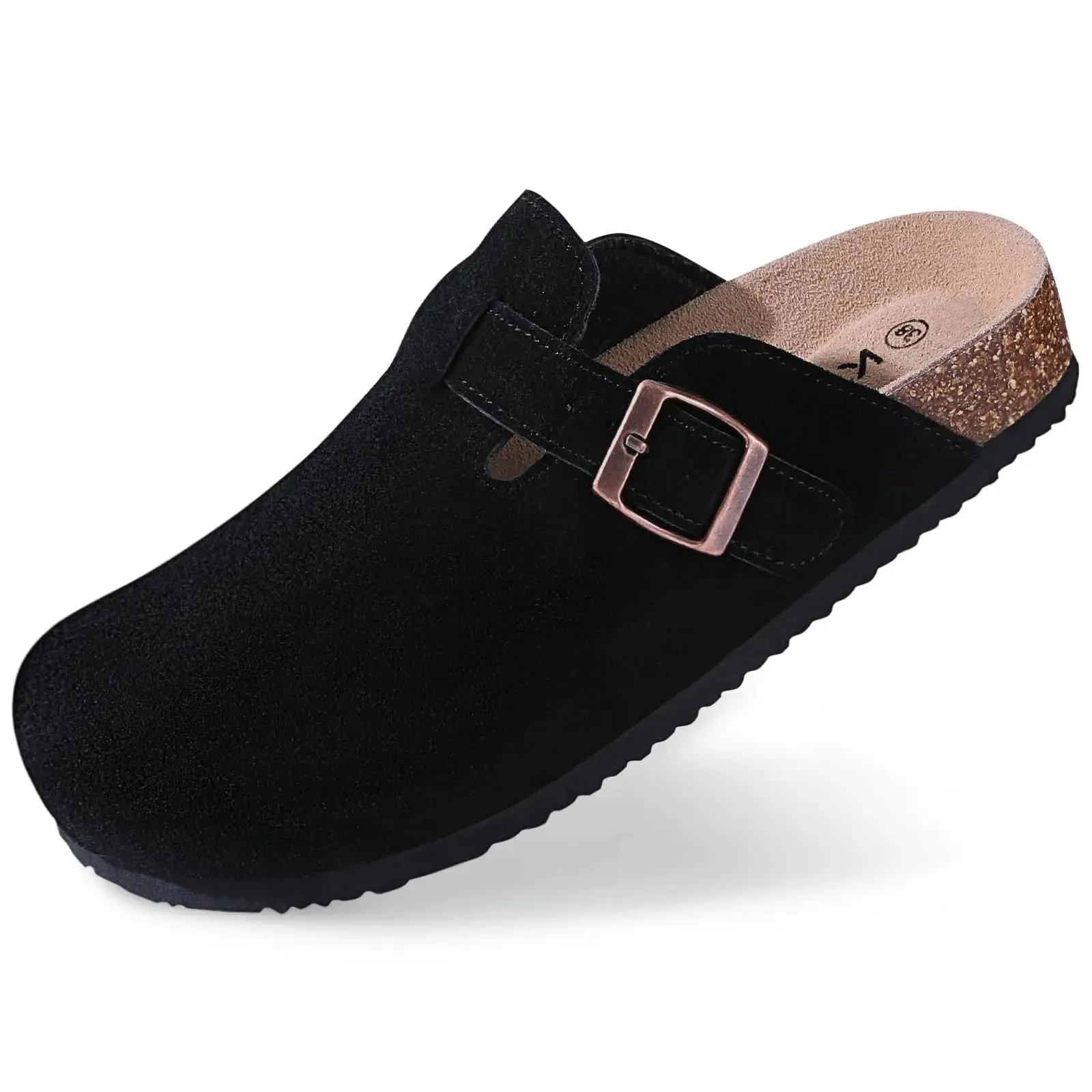 Kidmi Women's Suede Clogs Slippers