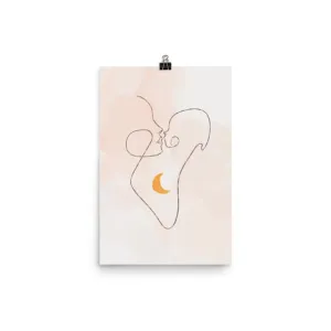 Kissed by the Moon Poster