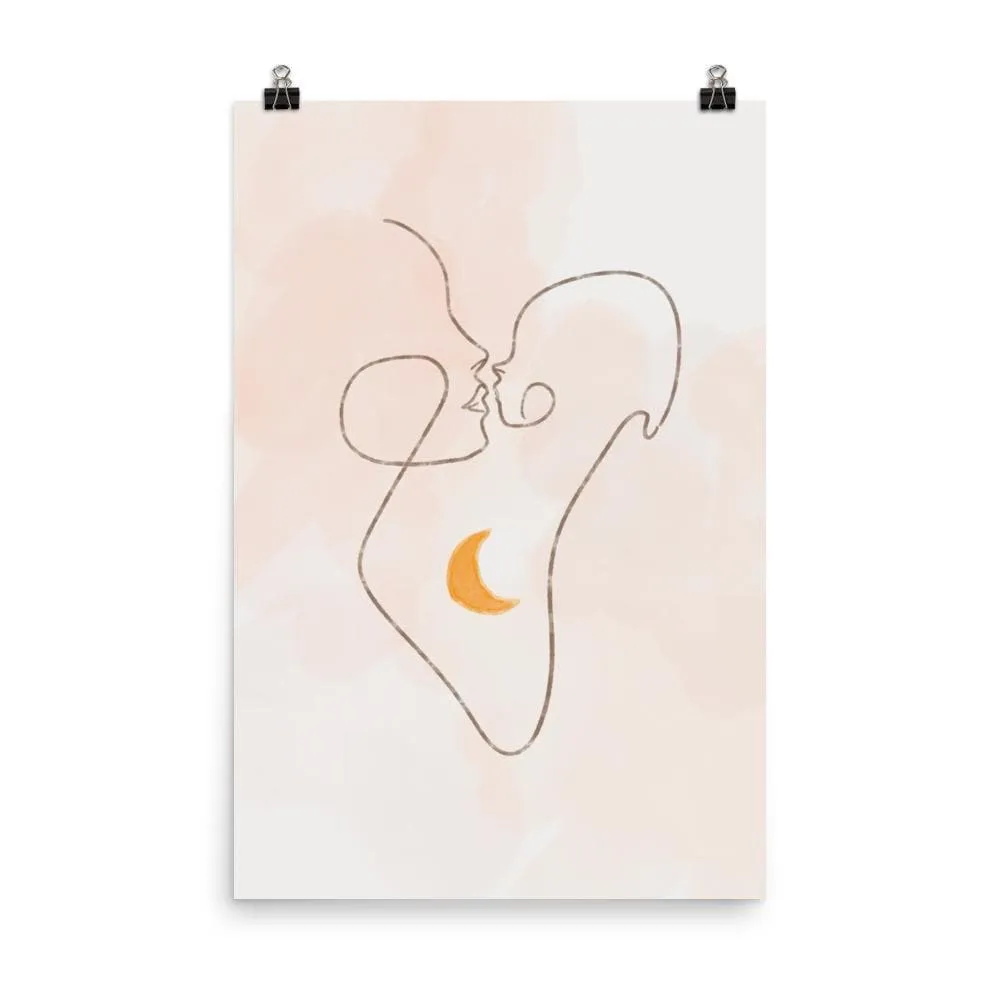 Kissed by the Moon Poster
