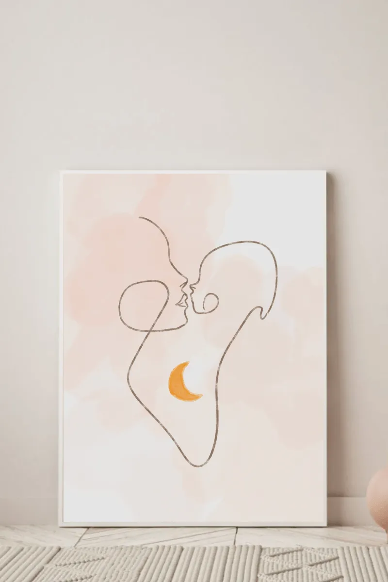 Kissed by the Moon Poster