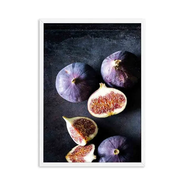 Kitchen Fruit Pictures Blueberry  Fig  Wall Art