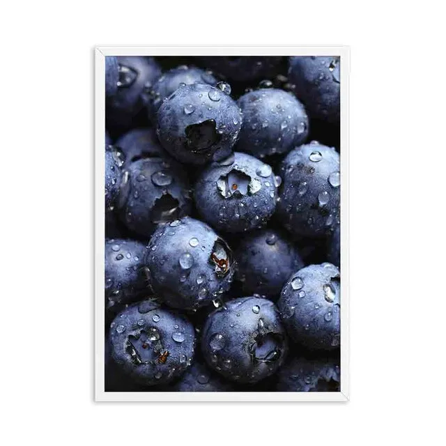 Kitchen Fruit Pictures Blueberry  Fig  Wall Art