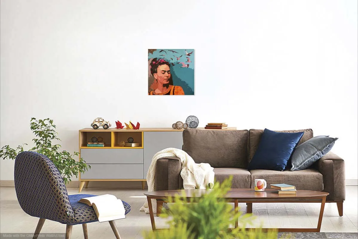 La Imaginación de Frida Art Canvas Print