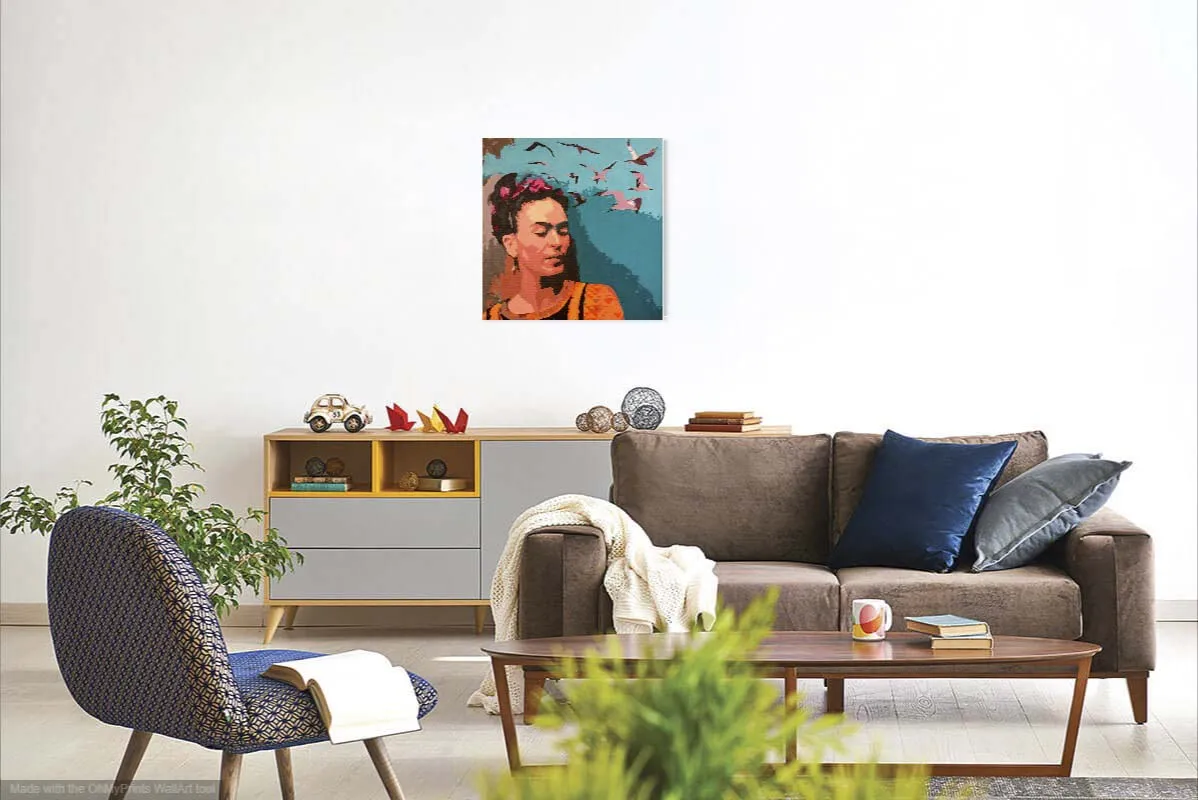 La Imaginación de Frida Art Canvas Print