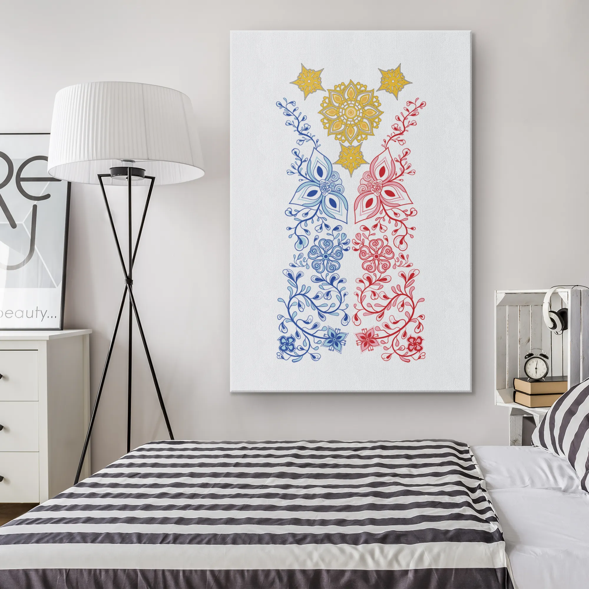 La Pinay White Gallery Canvas Wrap