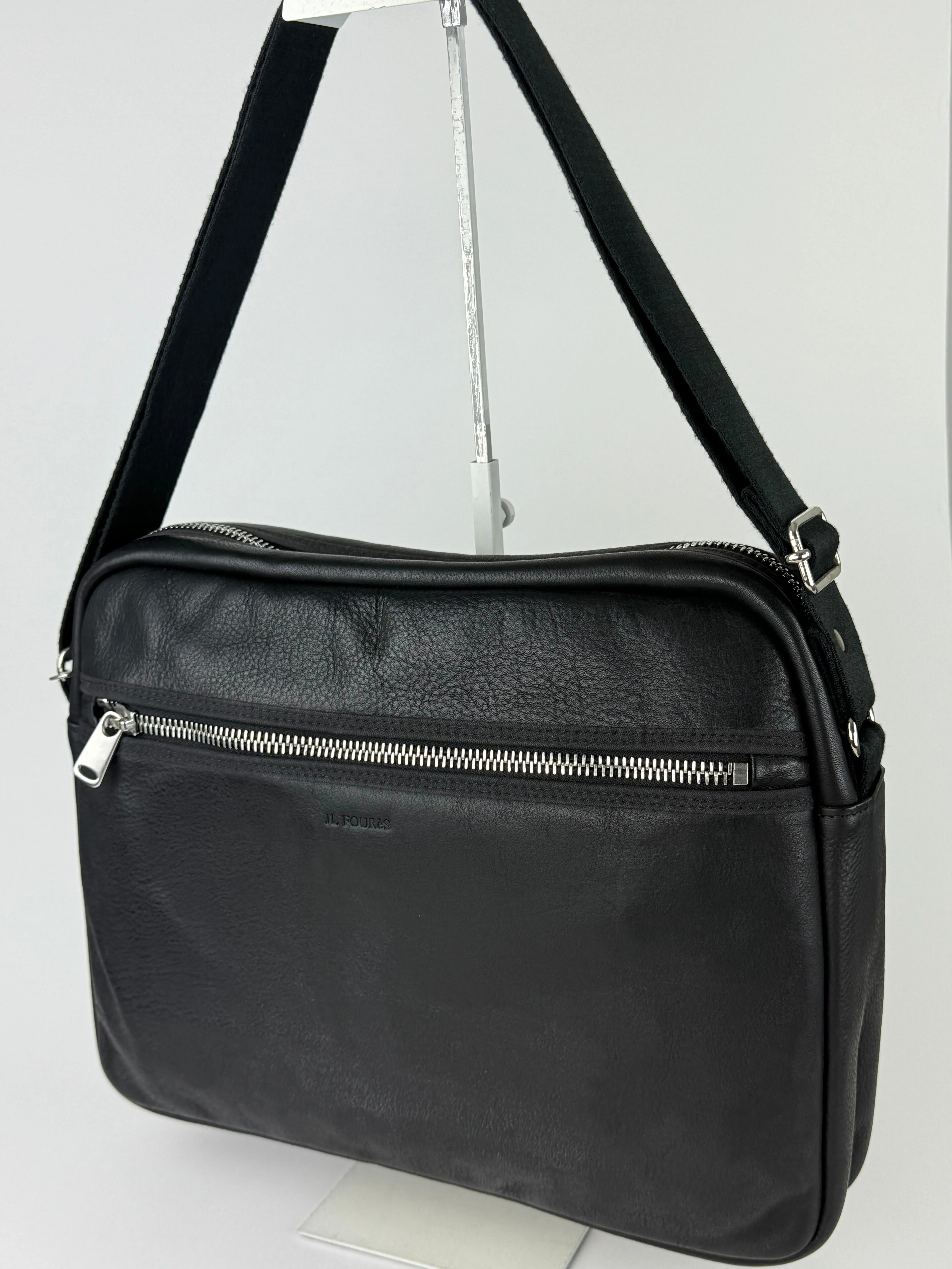 Les Ateliers Foures Route 81 Black Computer Bag