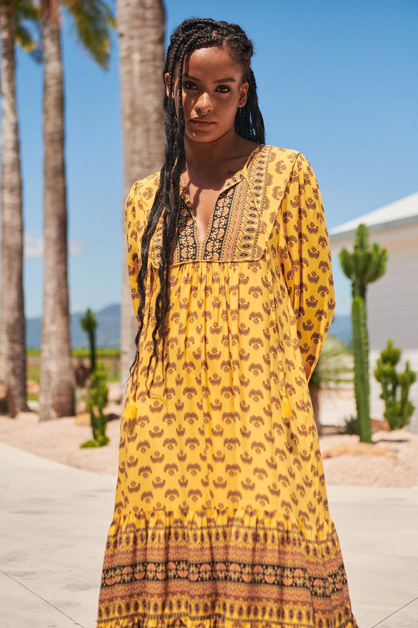 Liliana Midi Dress - Sunbeam