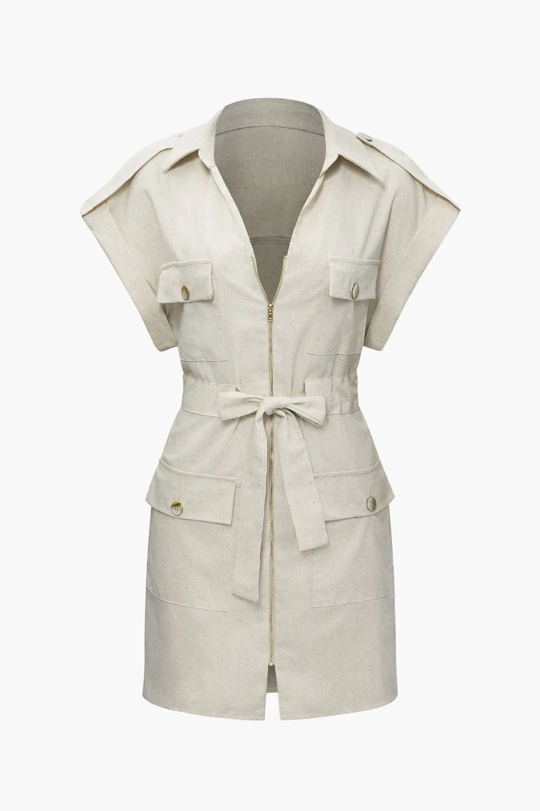 Linen Mini Dress
