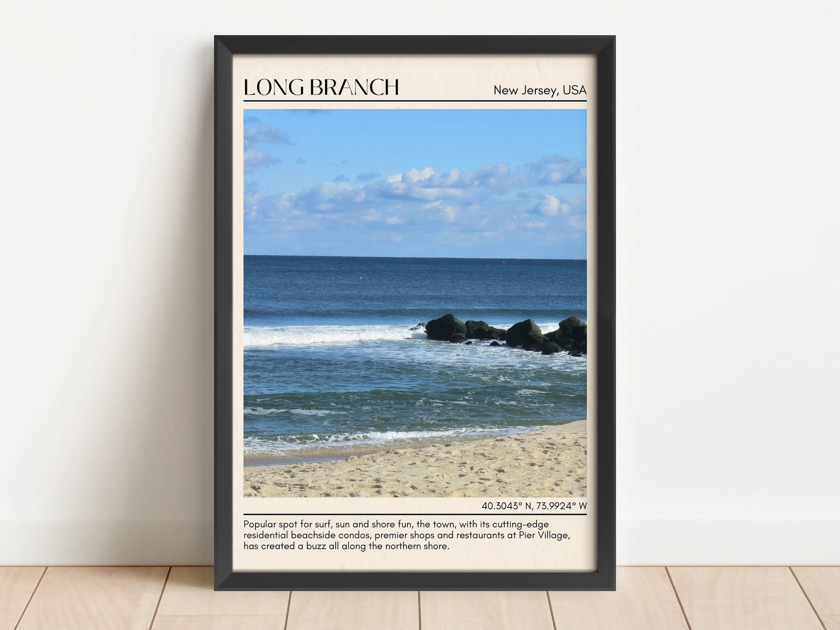 Long Branch Wall Canvas, USA