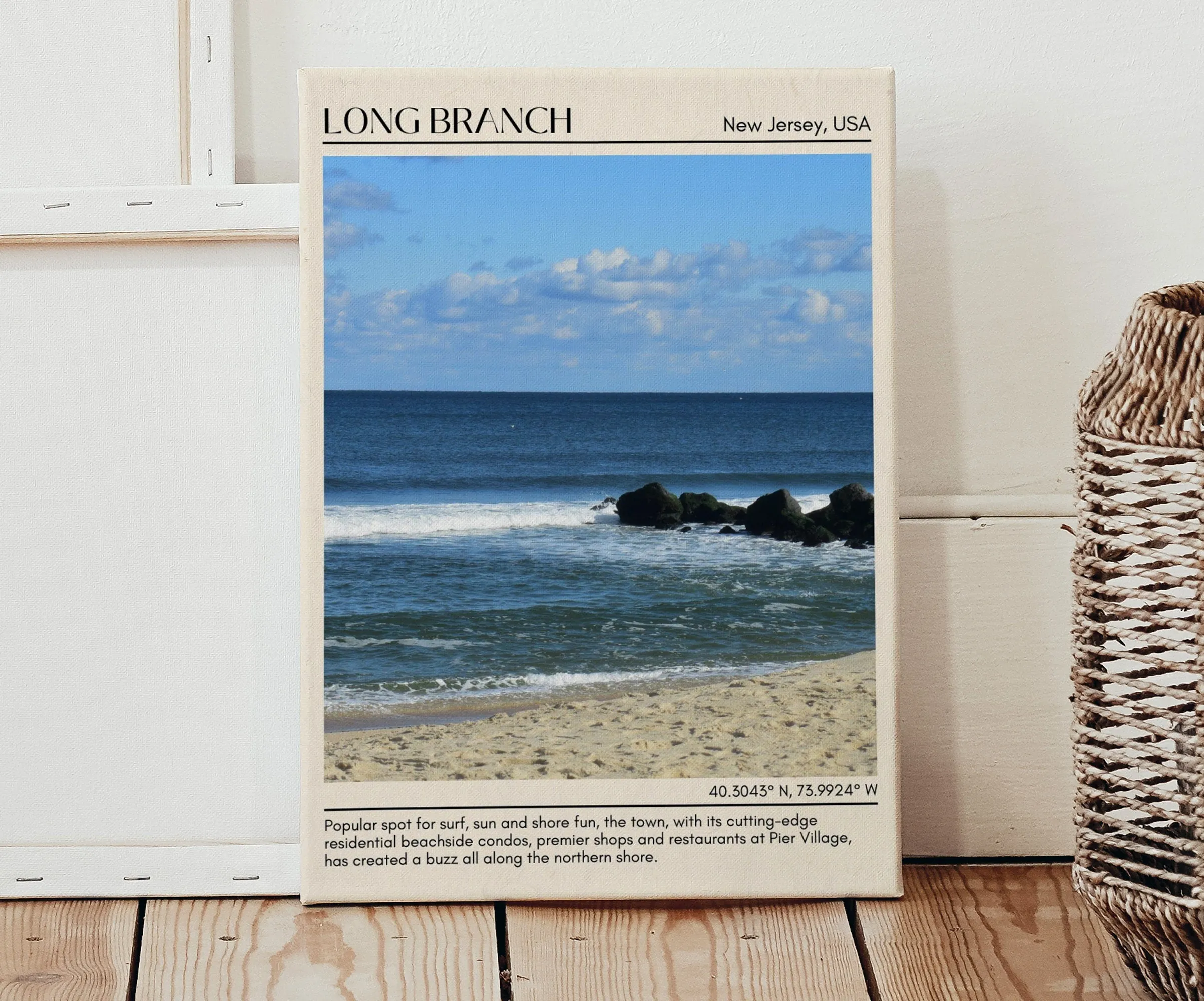 Long Branch Wall Canvas, USA