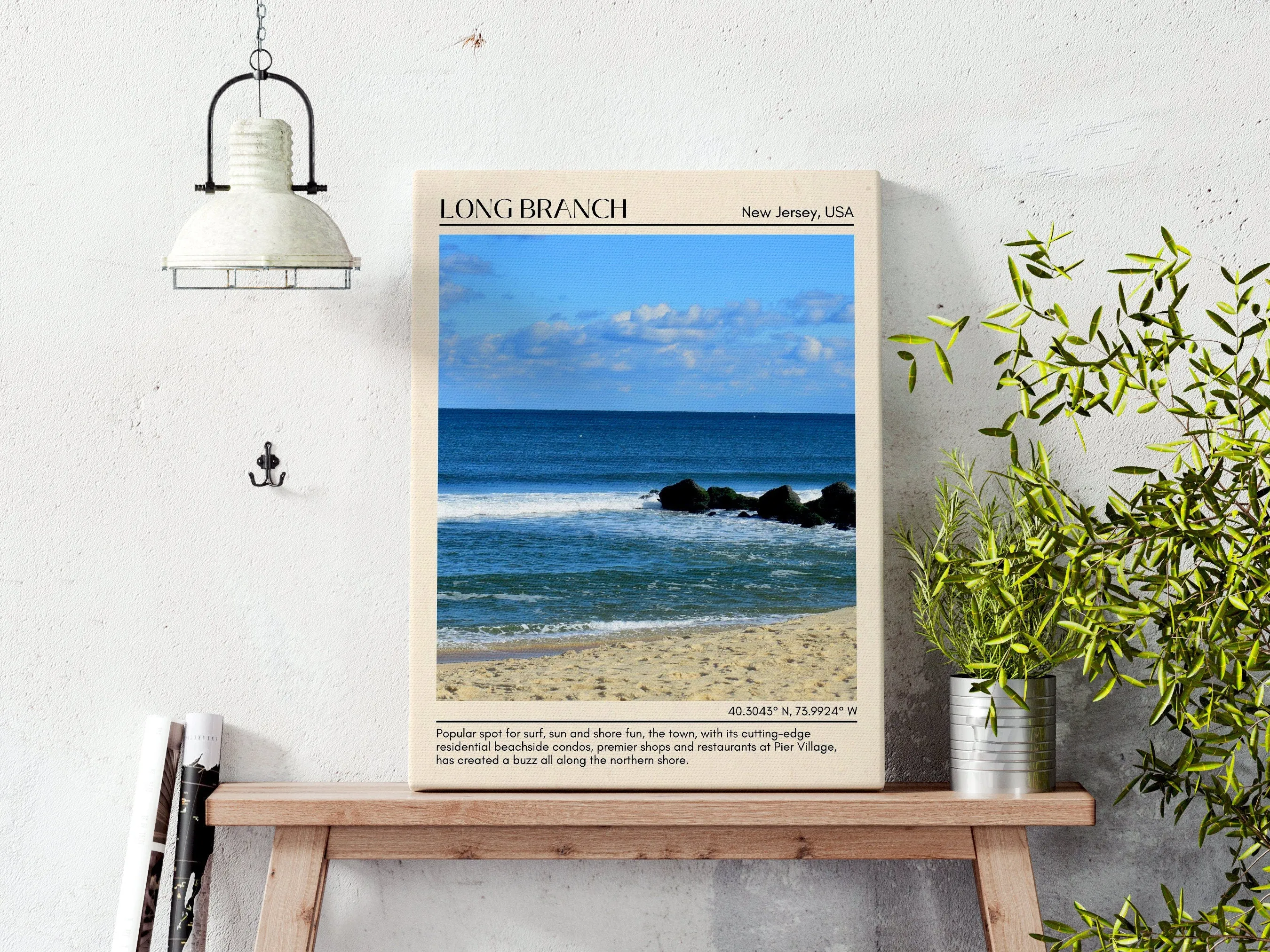 Long Branch Wall Canvas, USA