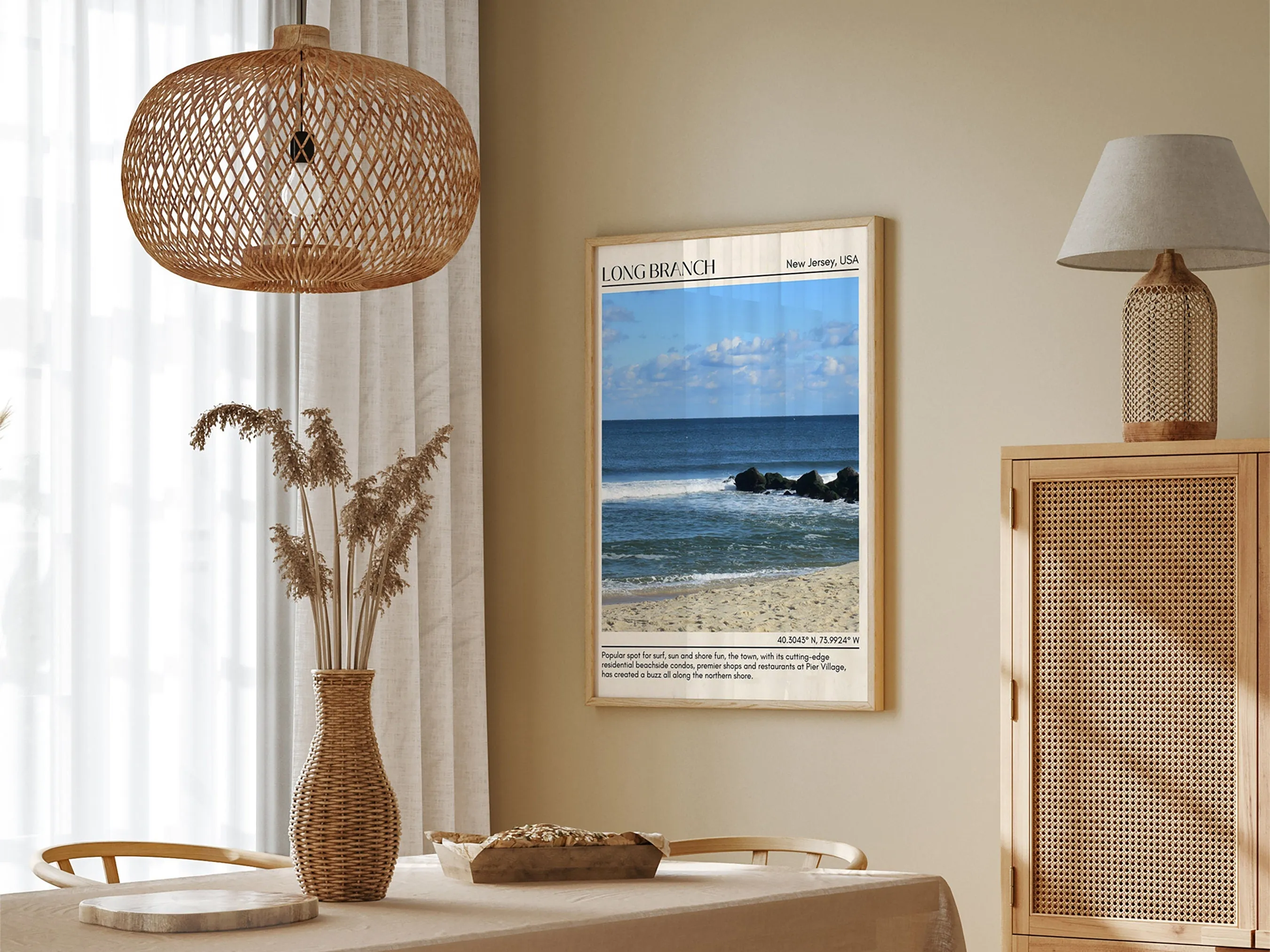 Long Branch Wall Canvas, USA
