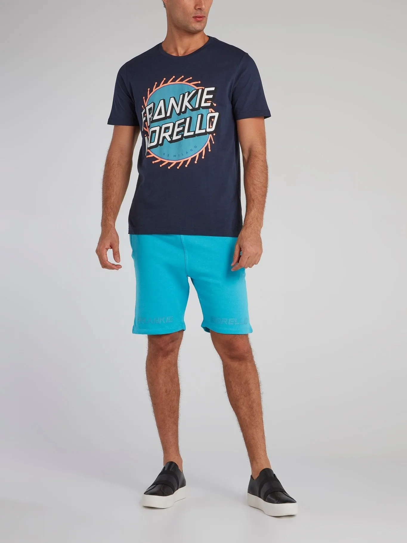 Loreto Navy Logo T-Shirt