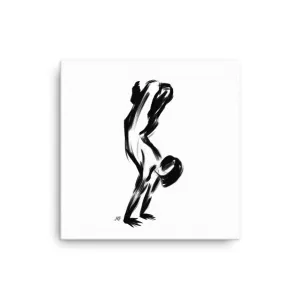 Lotus Handstand Pose - Canvas