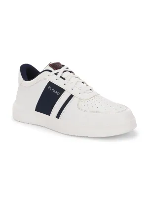 Men Leather Casual Lace Up Sneakers
