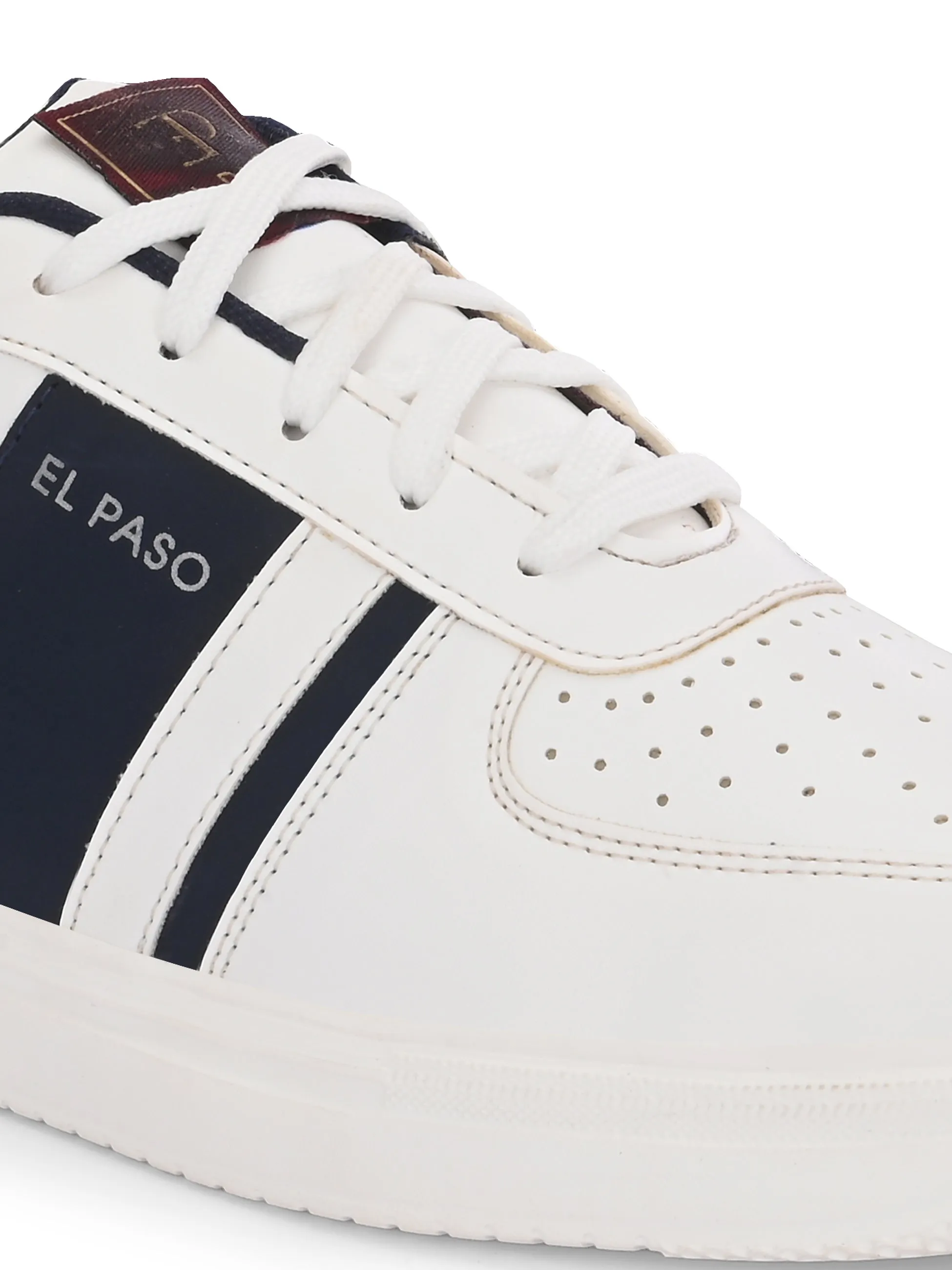 Men Leather Casual Lace Up Sneakers