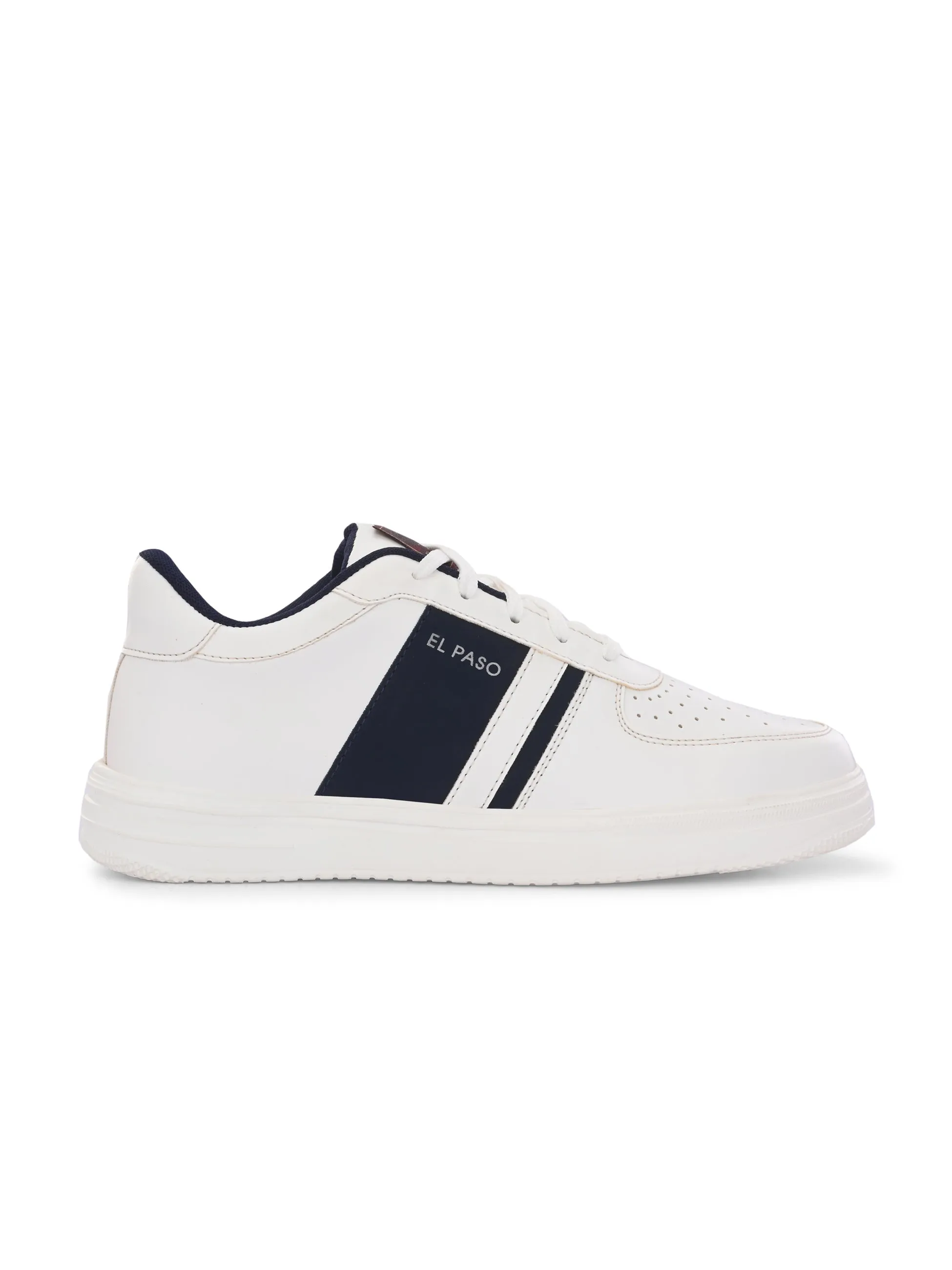 Men Leather Casual Lace Up Sneakers