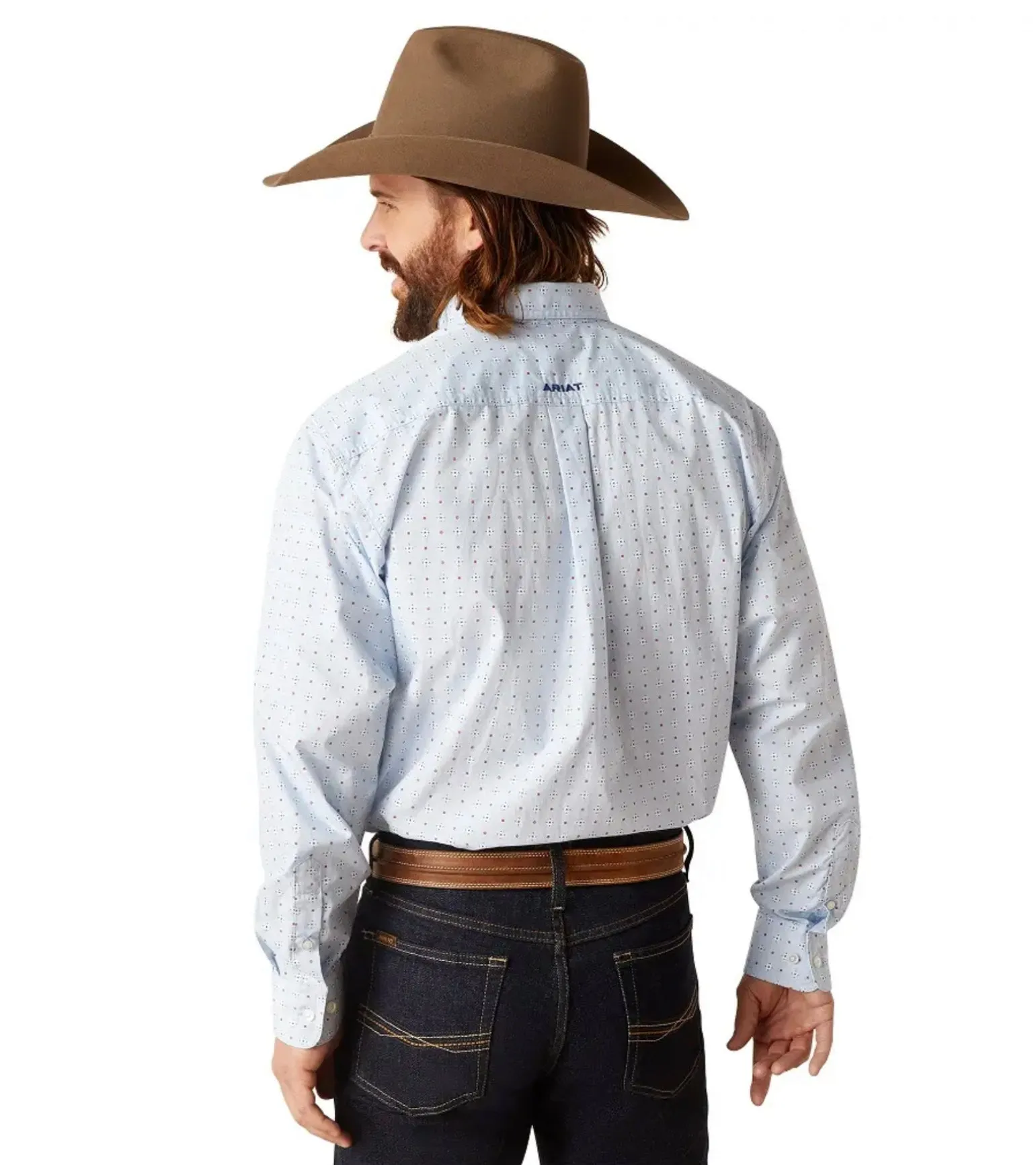 Men’s Ariat Blue Penley Classic Fit Shirt
