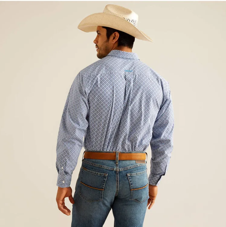 Men’s Ariat Blue Perry Classic Fit Shirt