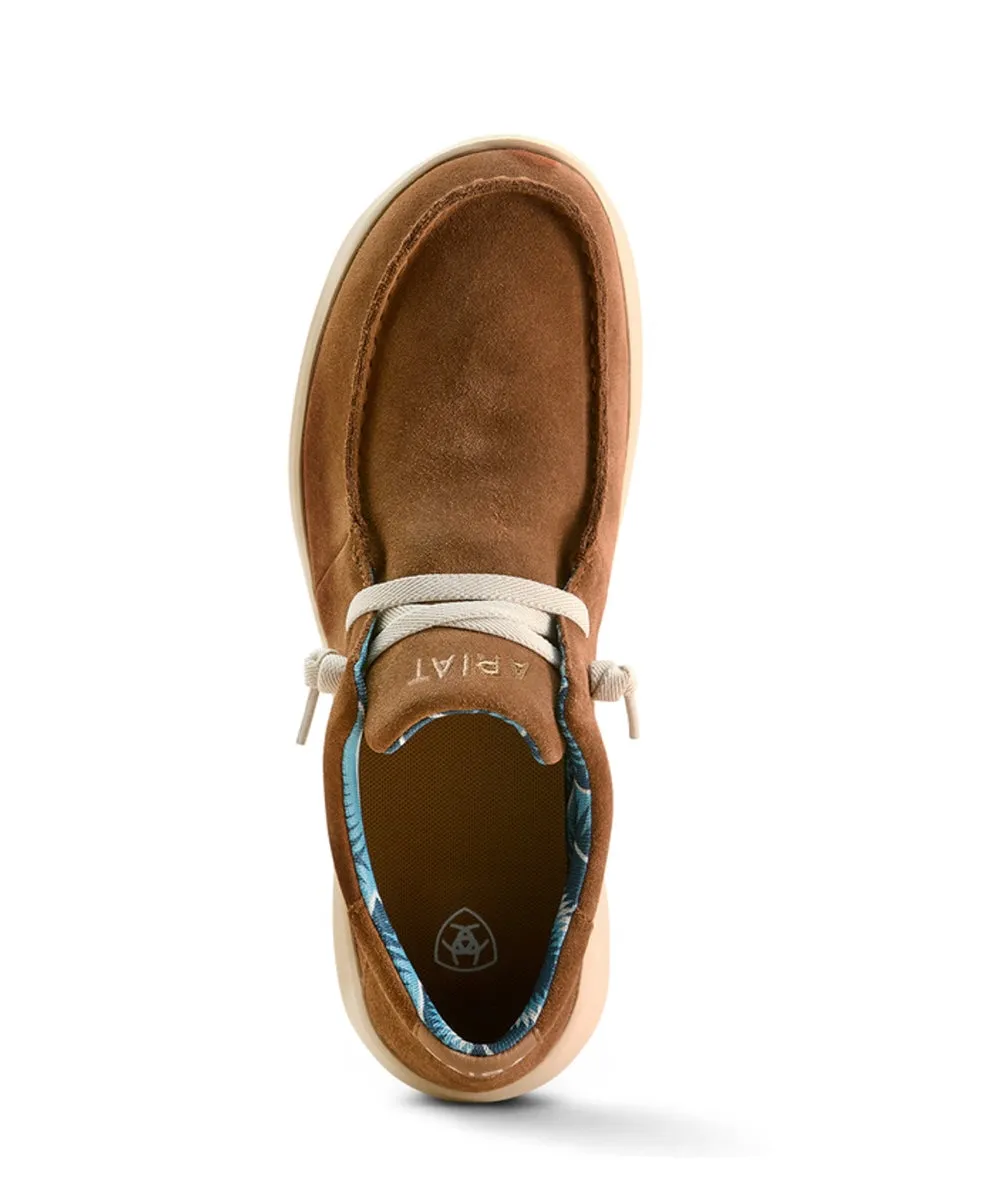 Men’s Ariat Hilo Chestnut Suede Shoes 10053589