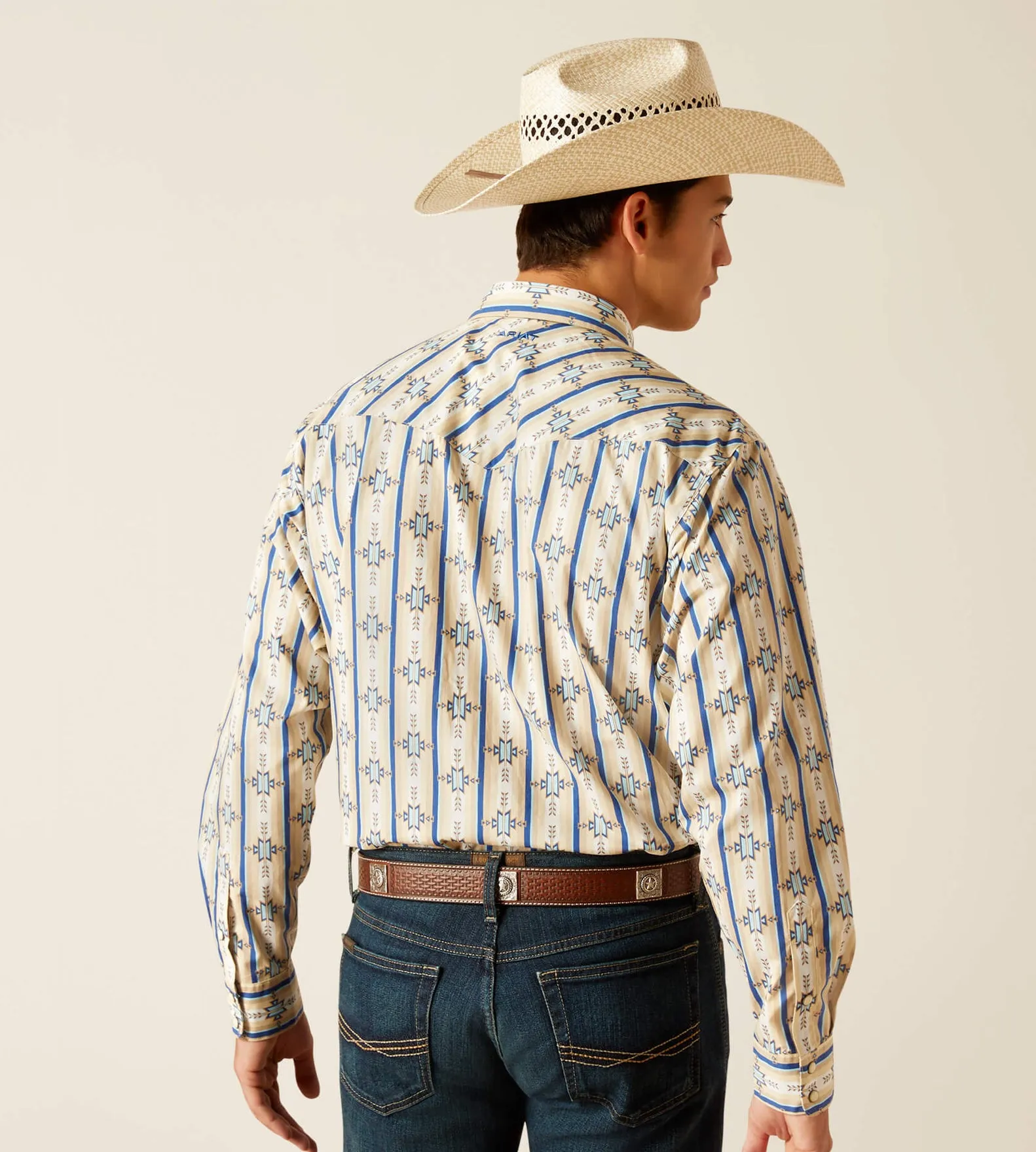 Men’s Ariat White Preston Classic Fit Shirt