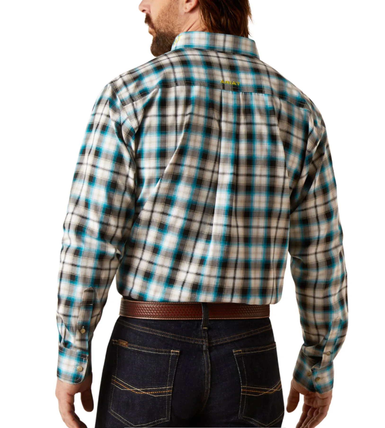 Men’s Ariat White Pro Team Canon Classic Fit Shirt